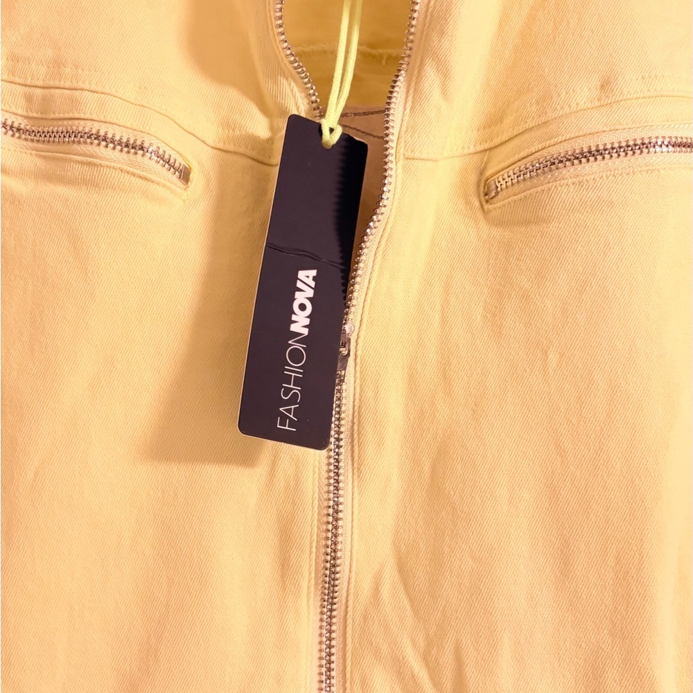 Fashion Nova Sunny Yellow Jumpsuit - Picture 3 of 5